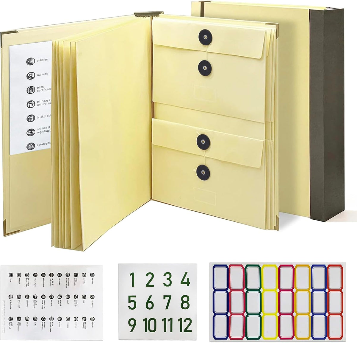 Pocket Document & Keepsake Organizer Album