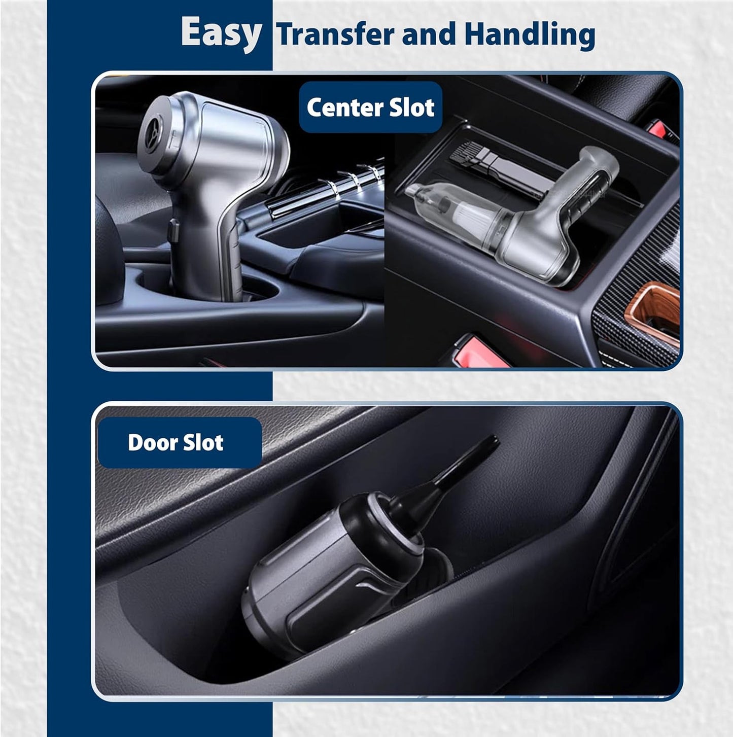 Portable Rechargeable Vacuum Cleaner Car Home Cleaning Set