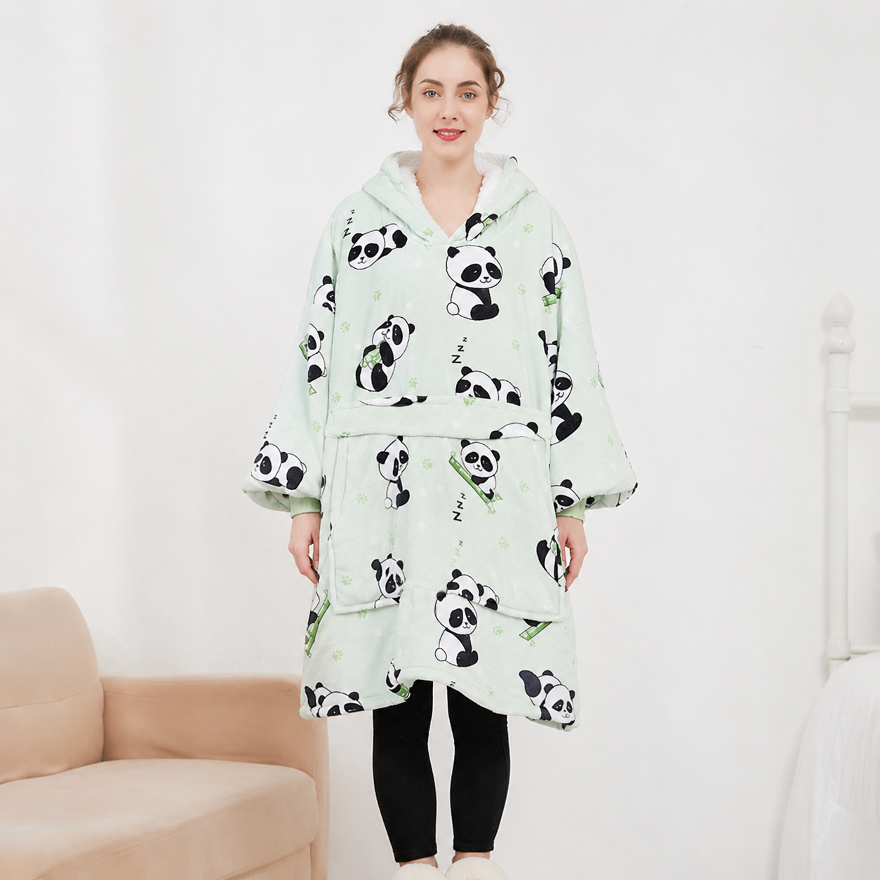 Wearable Heated Blanket Hoodie