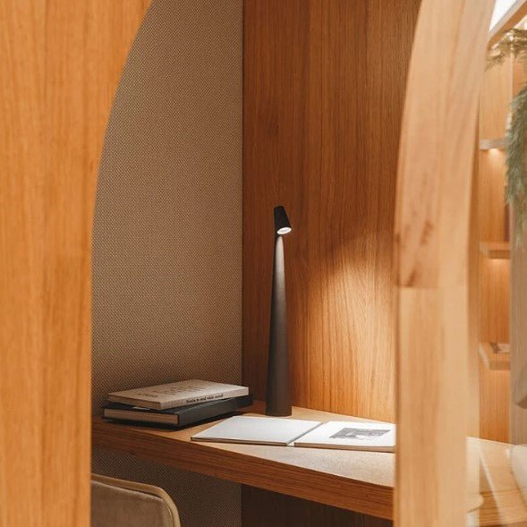Compact Table Lamp with Variable Light Control
