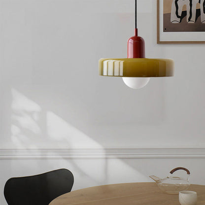 Elegant Circular Glass Pendant Lighting for Homes