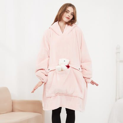 Wearable Heated Blanket Hoodie