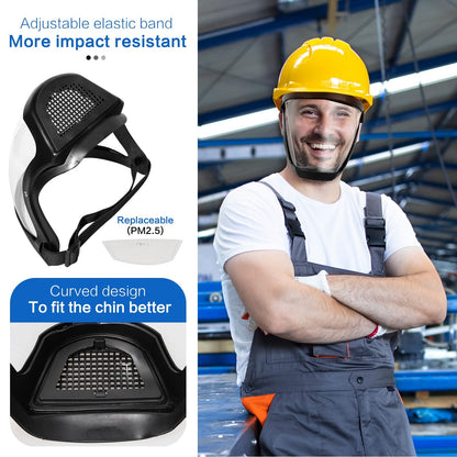 Transparent Anti-Fog Protective Face Shield Visor