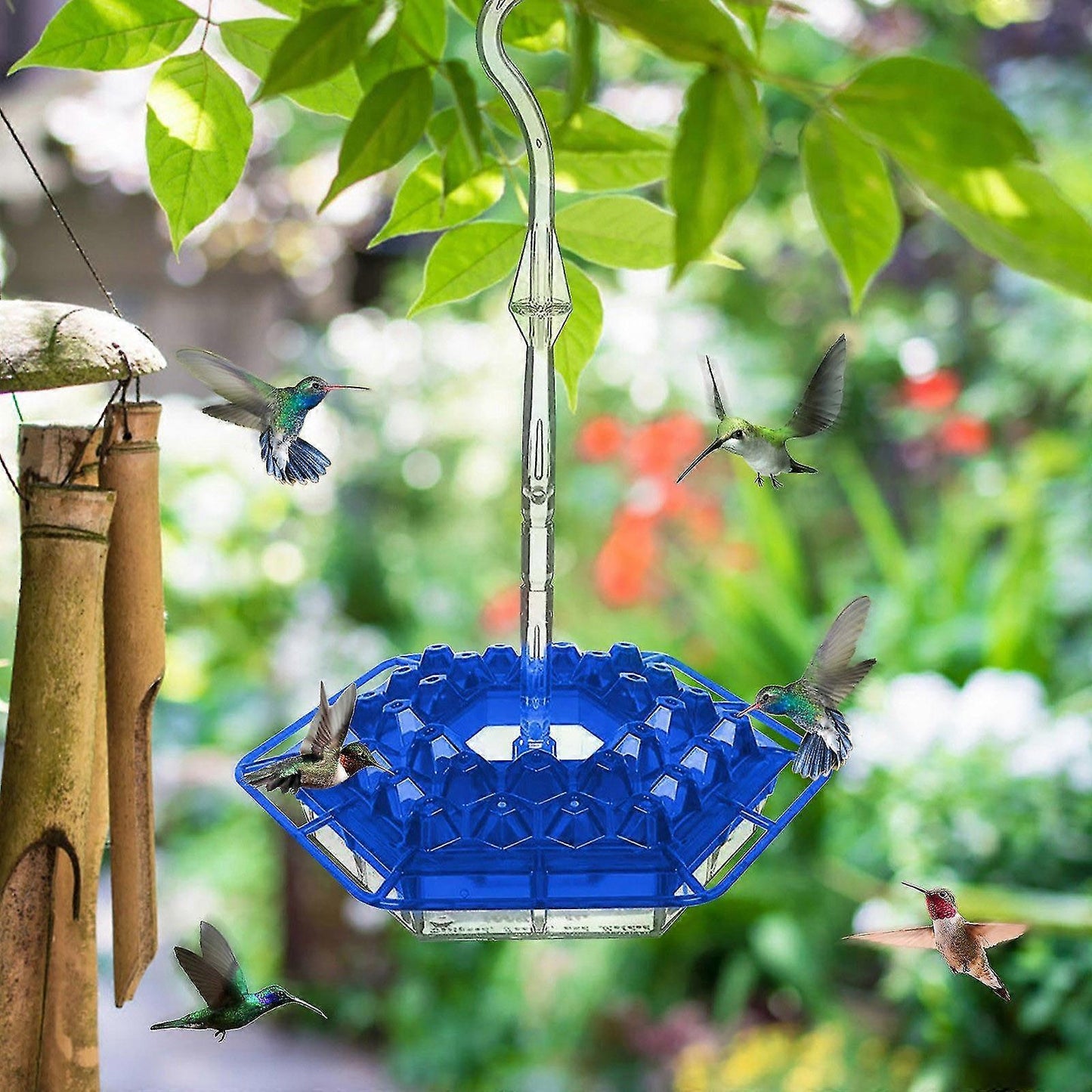 Simple Fill Pest Proof Bird Feeder Outdoor Hanging