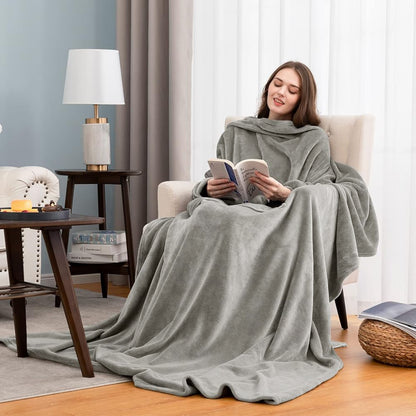 Oversized Sherpa Wearable Blanket