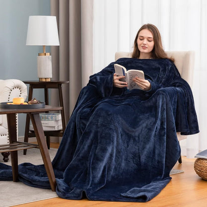 Oversized Sherpa Wearable Blanket