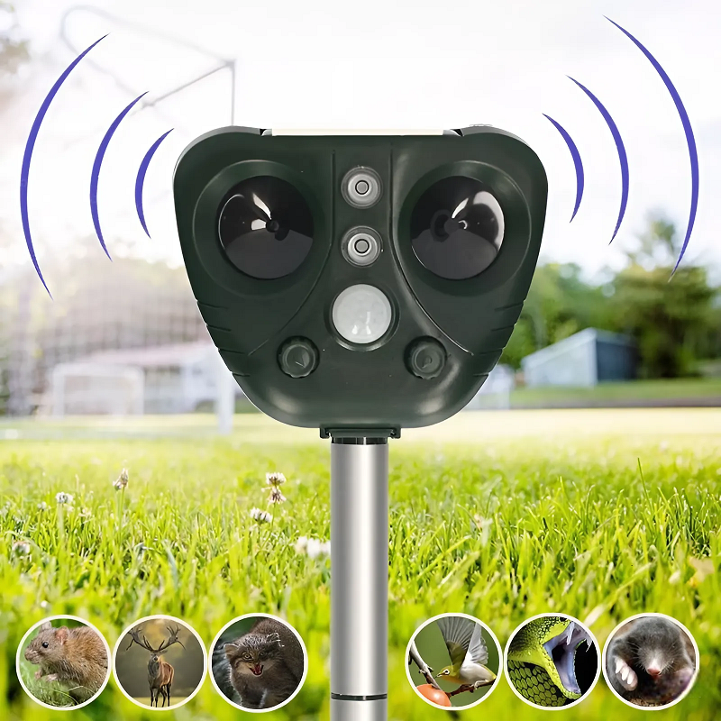 Weatherproof Bird Deterrent System for Garden Defense