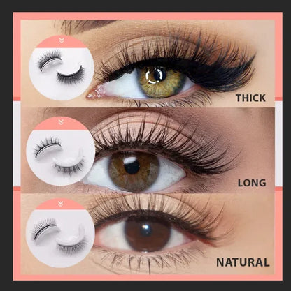 Reusable Self-Adhesive False Eyelashes
