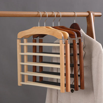 Compact Closet Pants Hanging Storage Solution