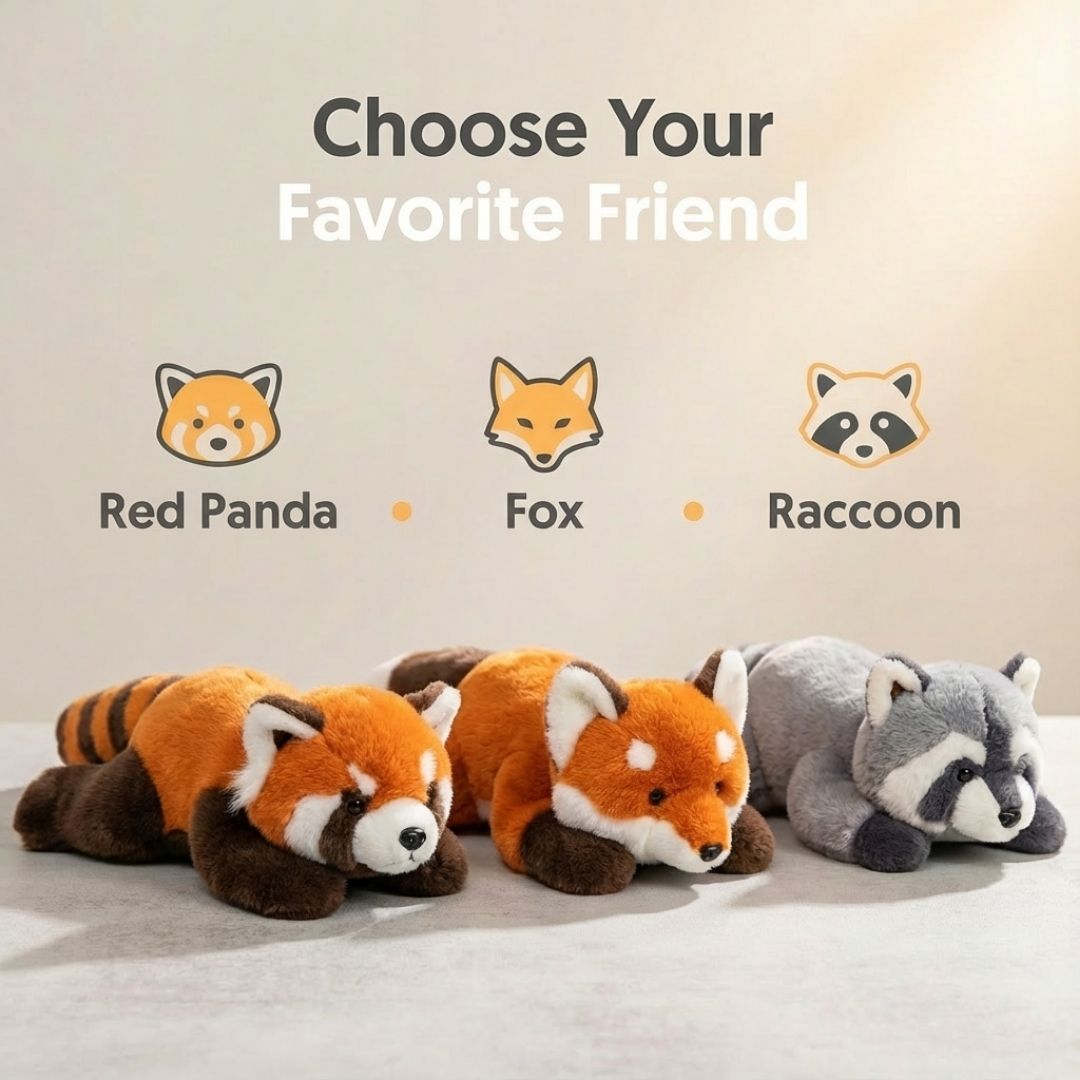 Weighted Red Panda Stuffed Animal