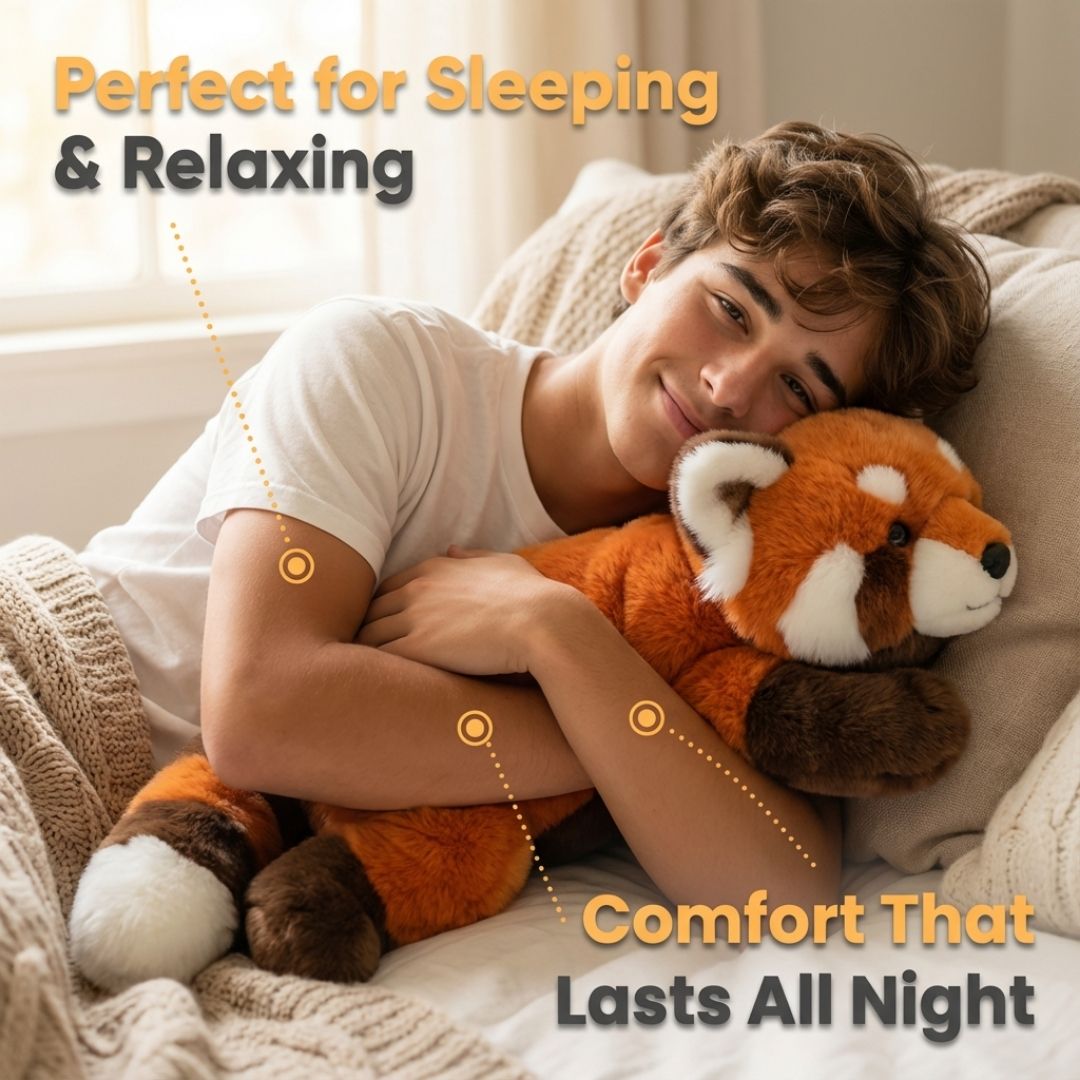 Weighted Red Panda Stuffed Animal