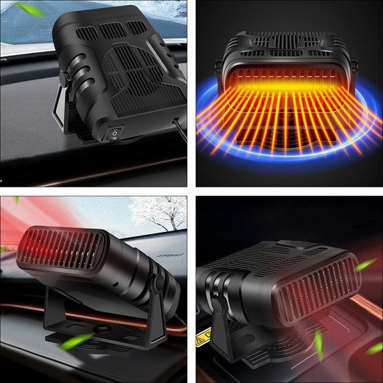 Portable 12V Auto Heater for Quick Window Defrost