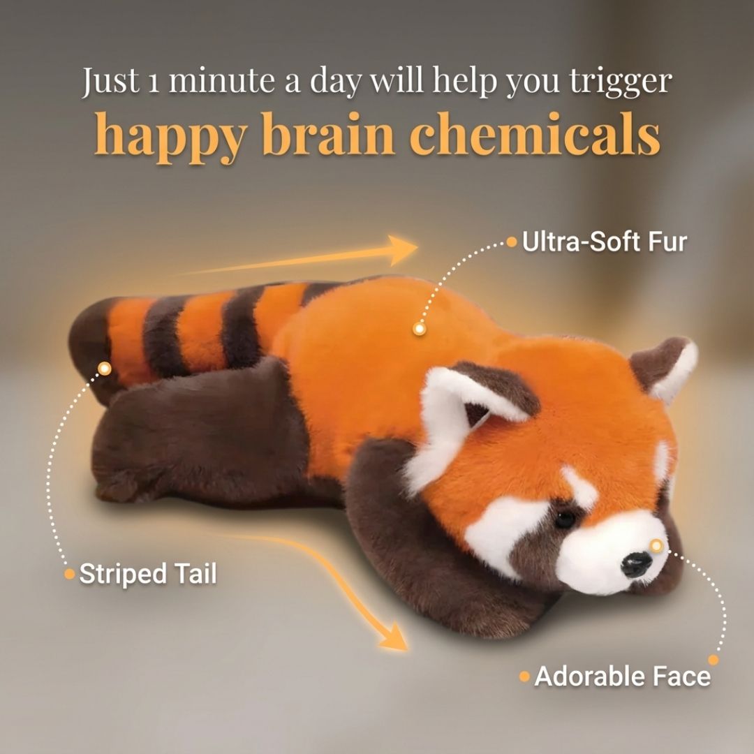 Weighted Red Panda Stuffed Animal