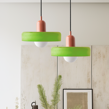 Elegant Circular Glass Pendant Lighting for Homes
