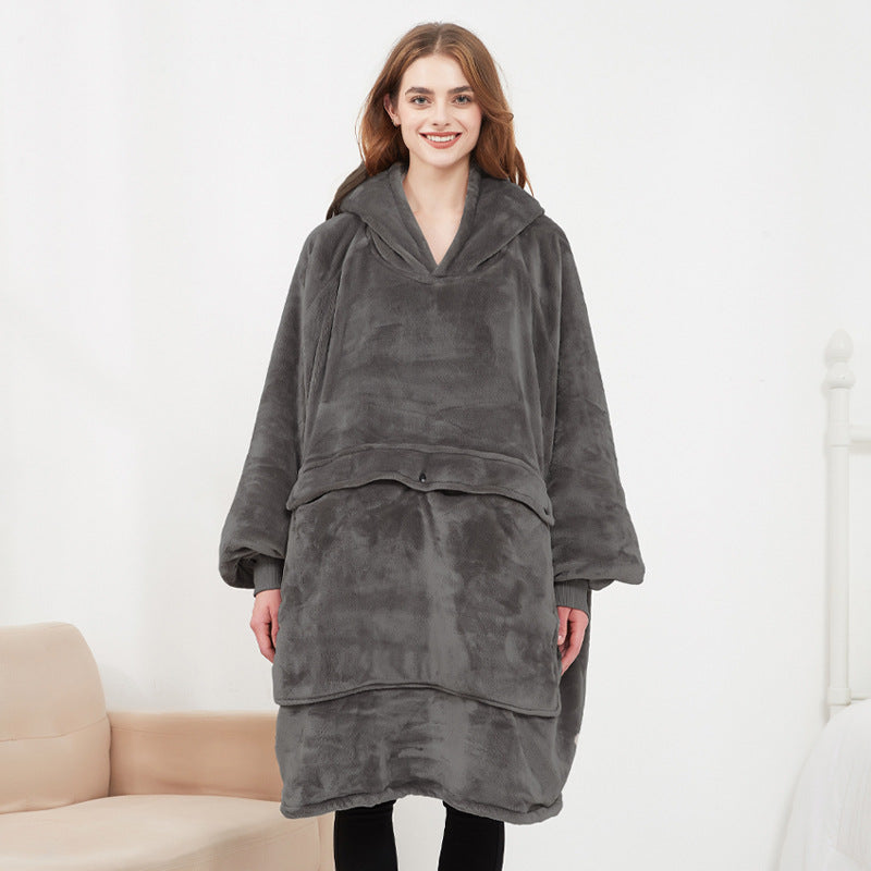 Wearable Heated Blanket Hoodie