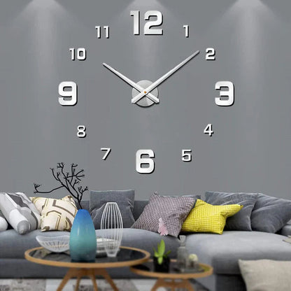 Traditional Silent Analog Wall Clock for Home