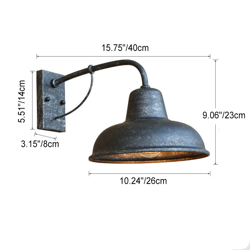 Vintage Iron Exterior Wall Light