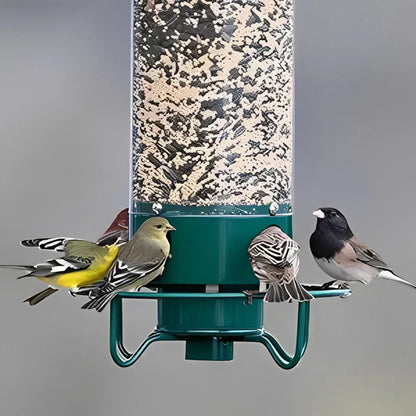 Rugged Bird Feeder with Rotating Tray