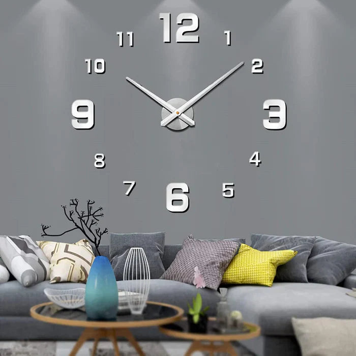 Traditional Silent Analog Wall Clock for Home