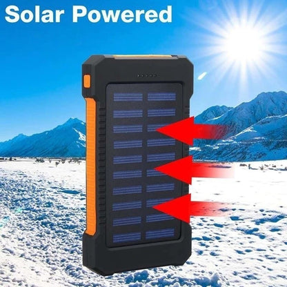 Compact Quick Charge Solar Powered Dual USB Charger