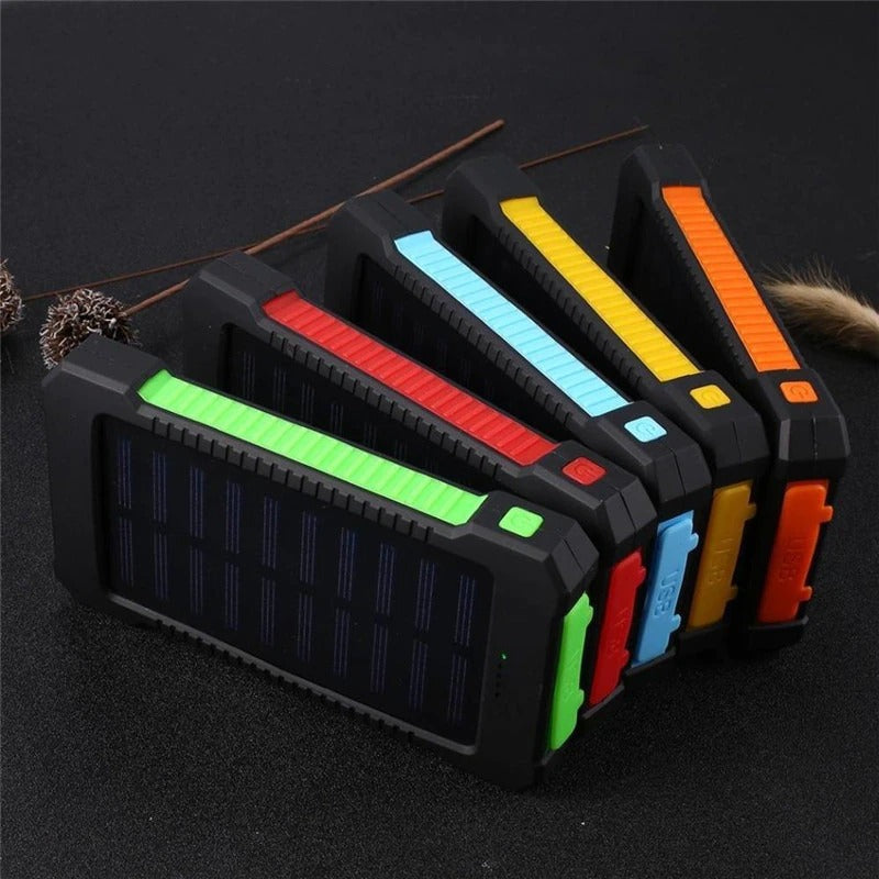Compact Quick Charge Solar Powered Dual USB Charger