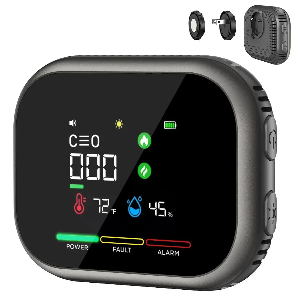 Digital Gas & Smoke Detector Alarm