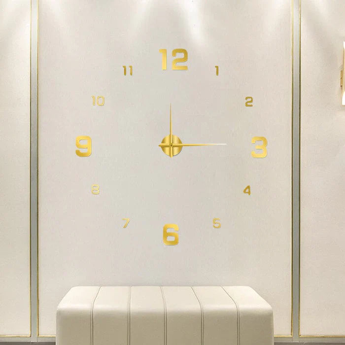 Traditional Silent Analog Wall Clock for Home