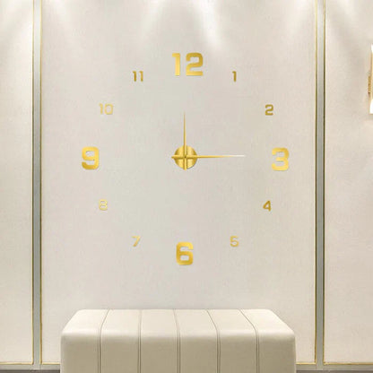 Traditional Silent Analog Wall Clock for Home
