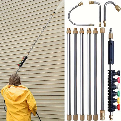 Heavy Duty Extended Pressure Washer Cleaning Kit - Korstal