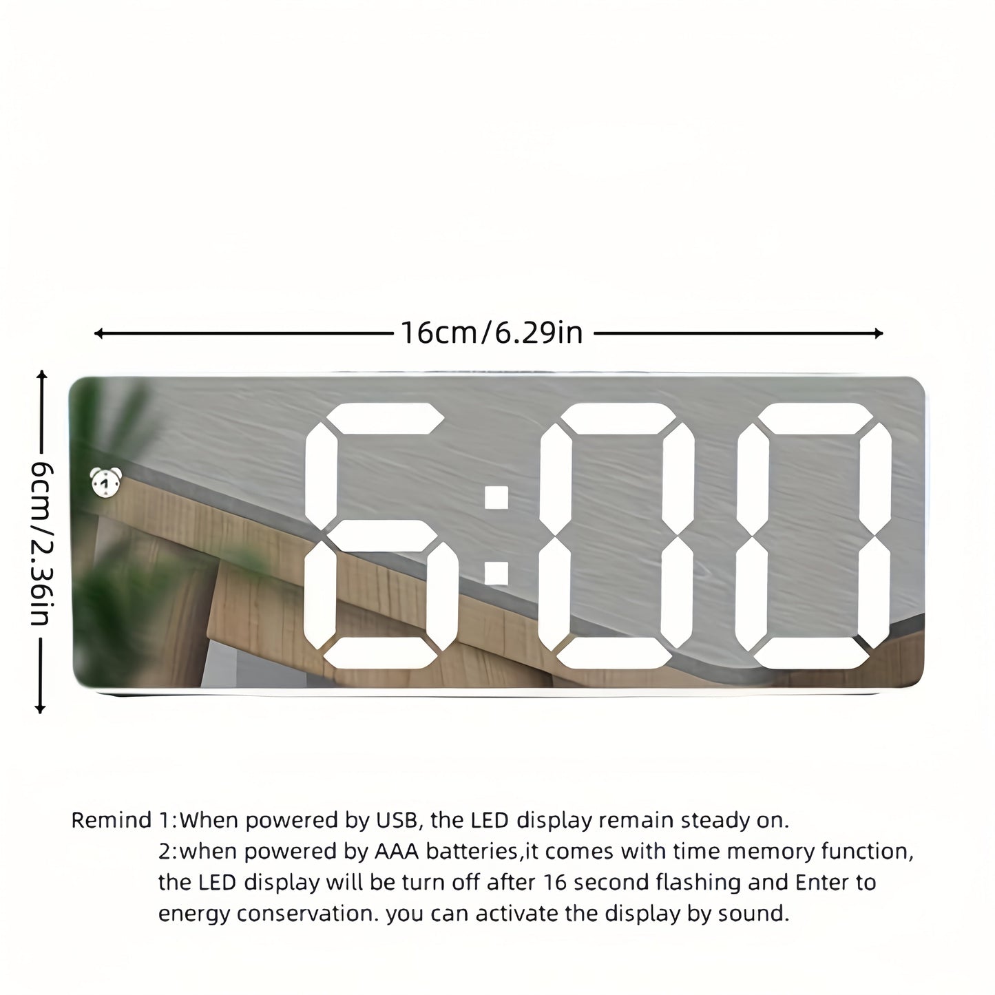 Intelligent LED Sunrise Wake Up Alarm Clock