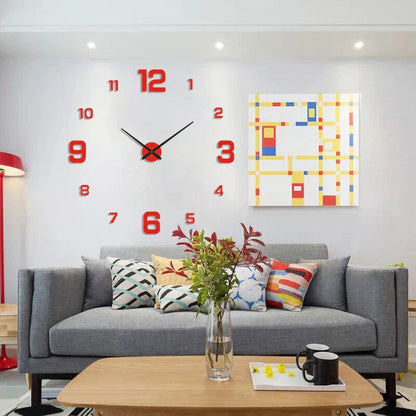 Traditional Silent Analog Wall Clock for Home