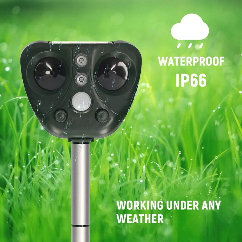 Weatherproof Bird Deterrent System for Garden Defense