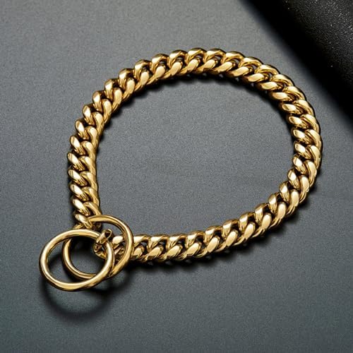 Rugged Stainless Steel Dog Collar Heavy Duty Chain