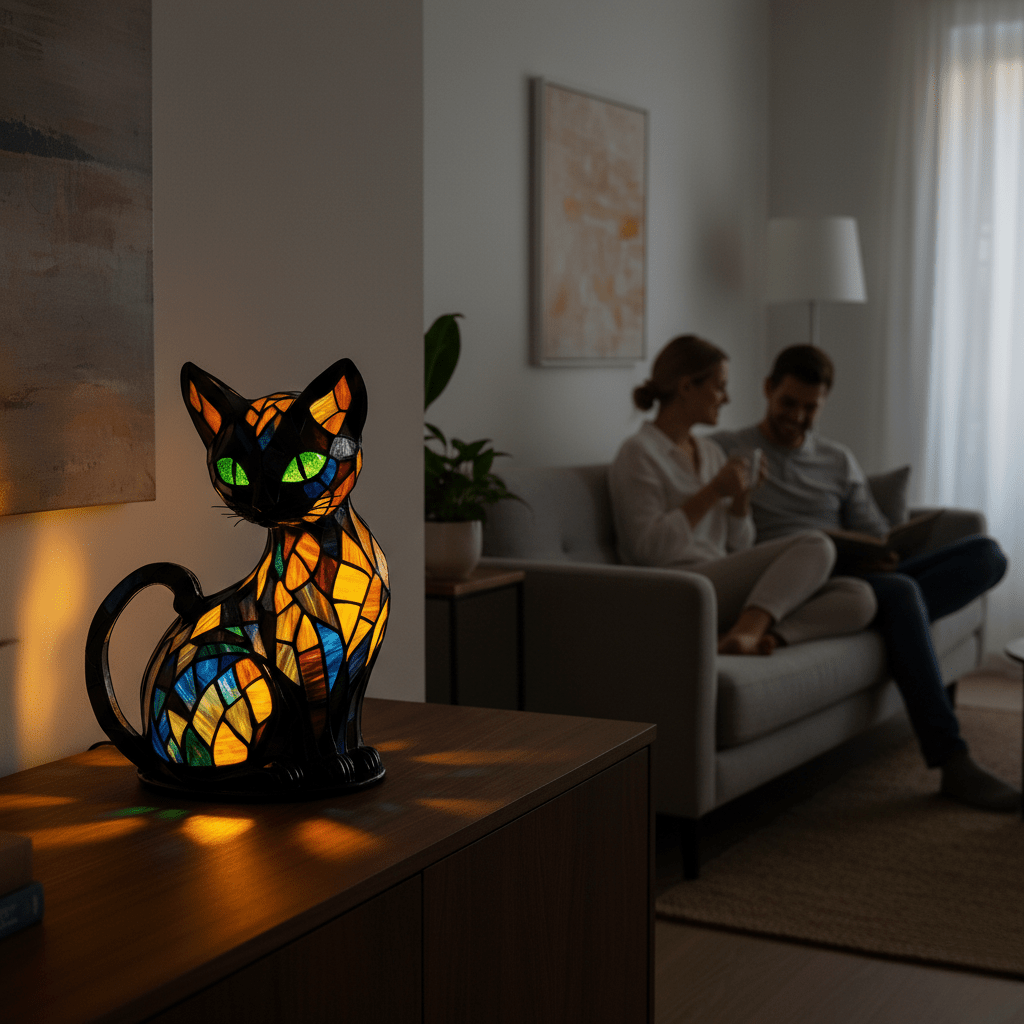 Warm Pet Desk Lamp Vibrant Ambient Light