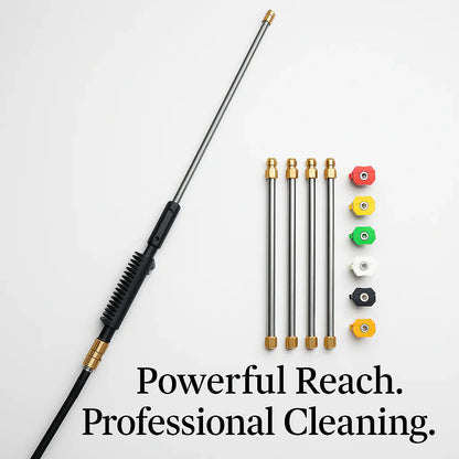 Heavy Duty Extended Pressure Washer Cleaning Kit