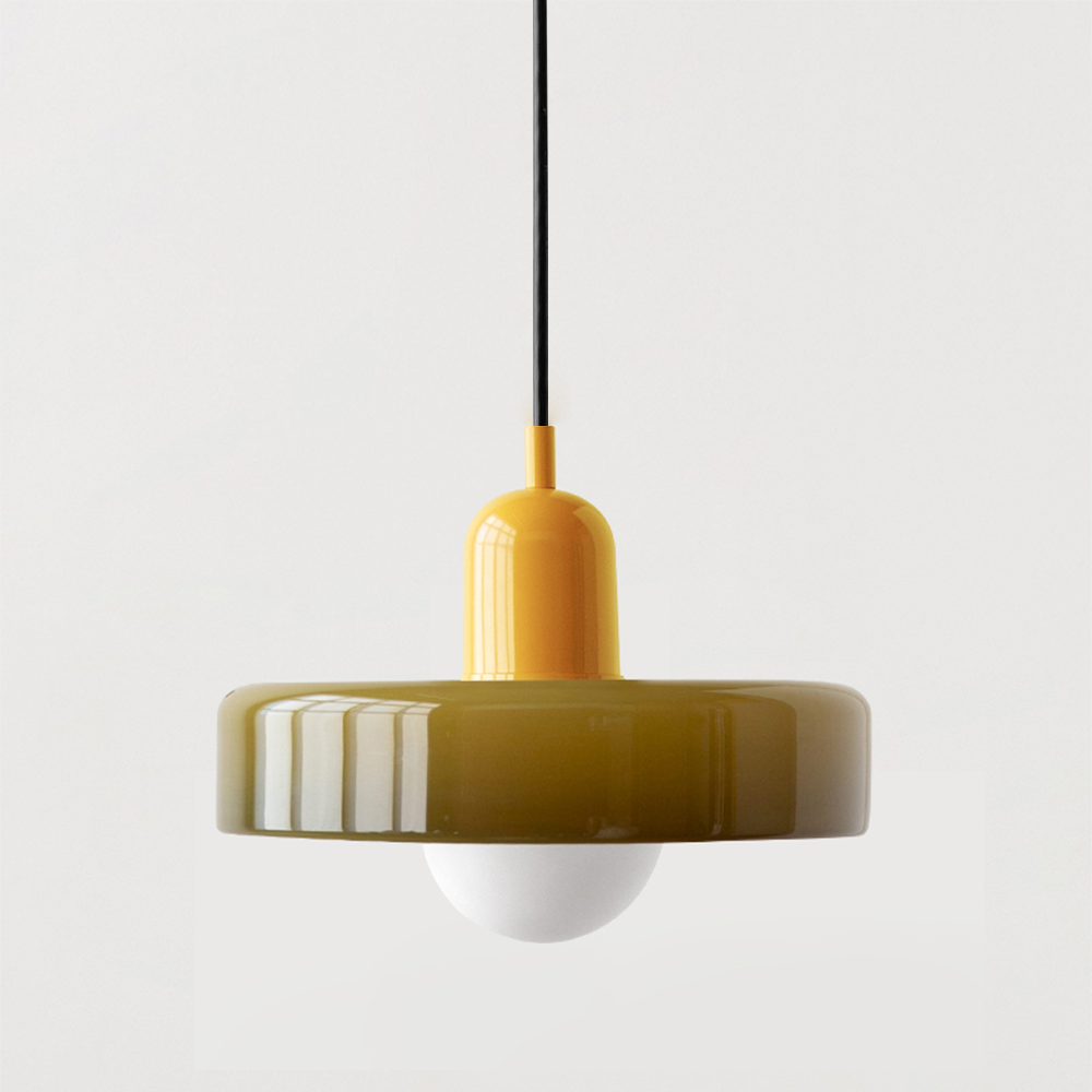 Elegant Circular Glass Pendant Lighting for Homes