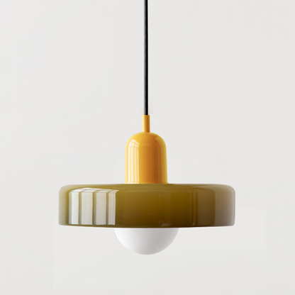 Elegant Circular Glass Pendant Lighting for Homes