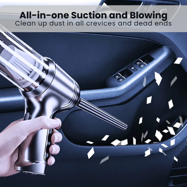 Compact Rechargeable Auto Vacuum Mini Cleaning Tool