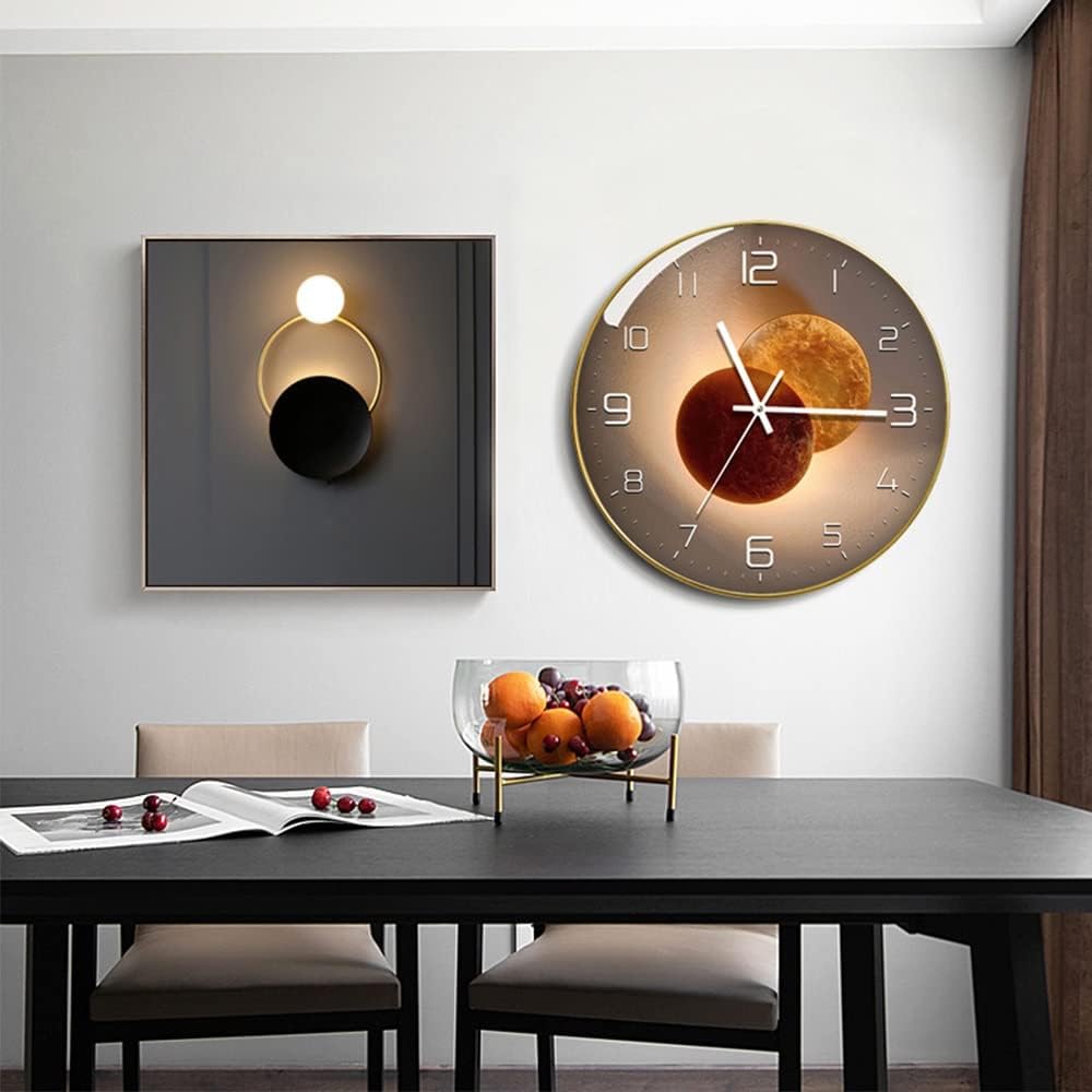 Sleek Modern Wall Clock Elegant Room Accent