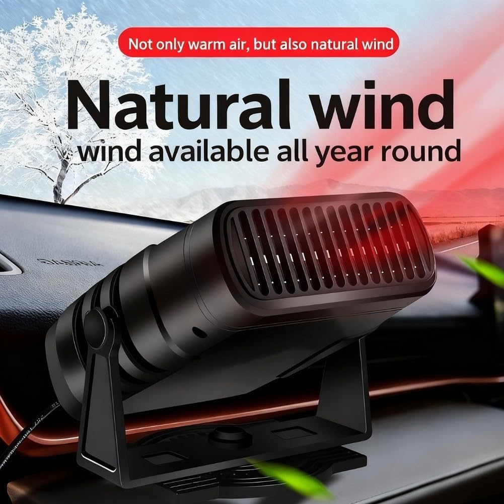 Portable 12V Auto Heater for Quick Window Defrost