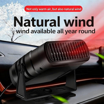 Portable 12V Auto Heater for Quick Window Defrost