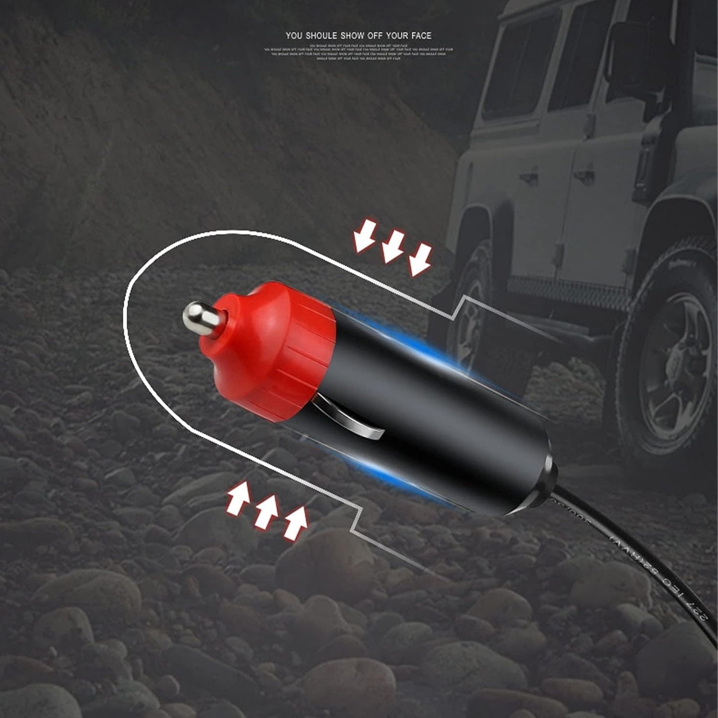 Portable 12V Auto Heater for Quick Window Defrost