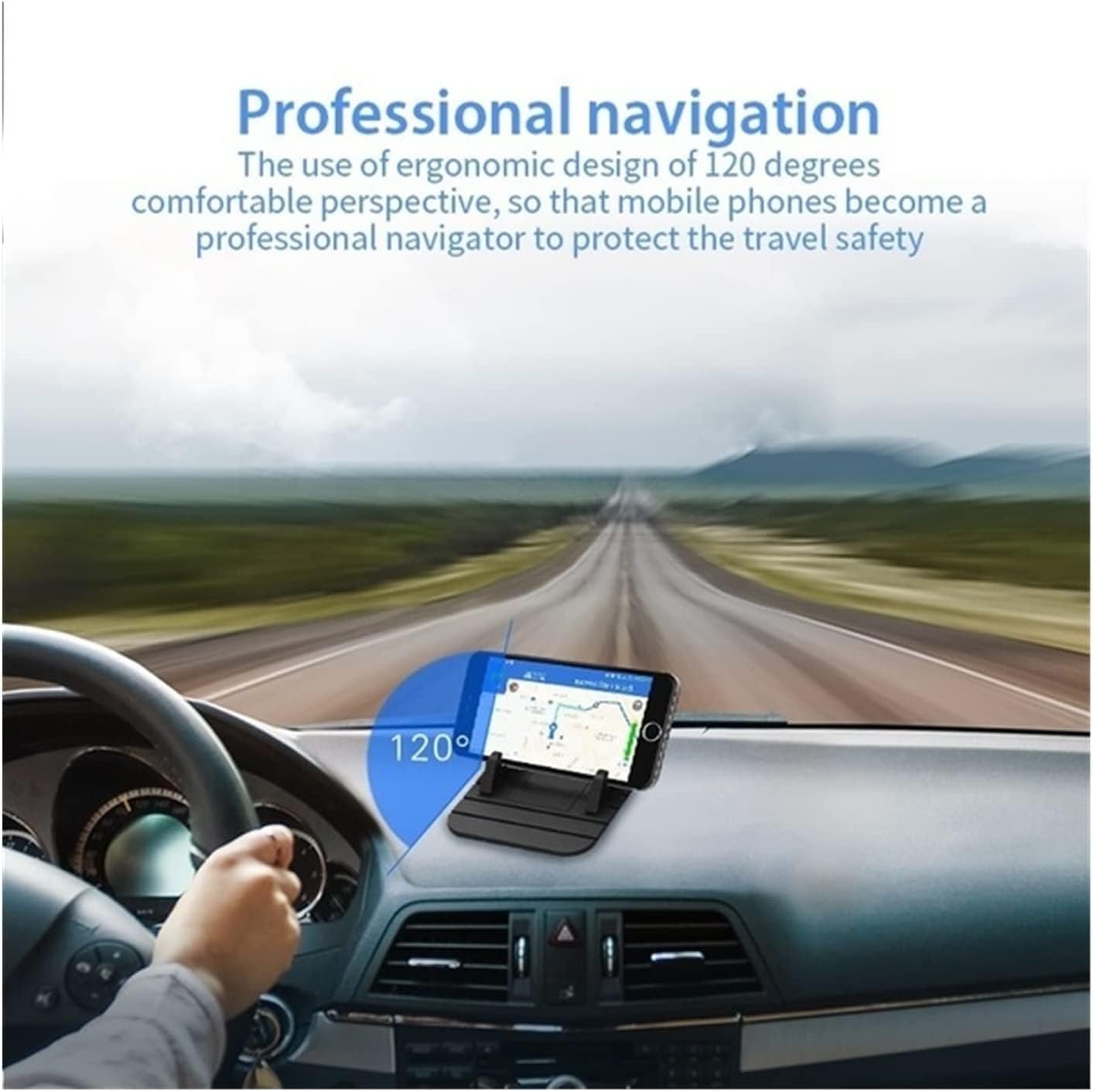 Premium Car Phone Holder with Heavy Duty Suction Cup