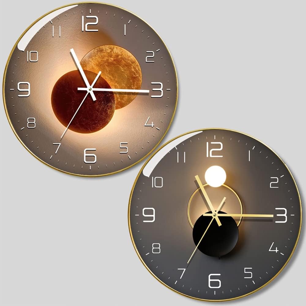 Sleek Modern Wall Clock Elegant Room Accent