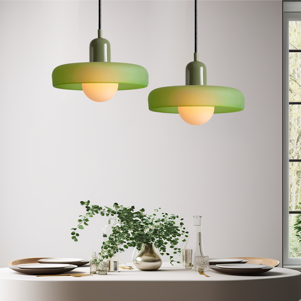 Elegant Circular Glass Pendant Lighting for Homes