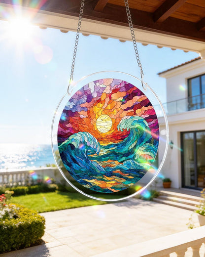 Floral Stained Glass Puzzle