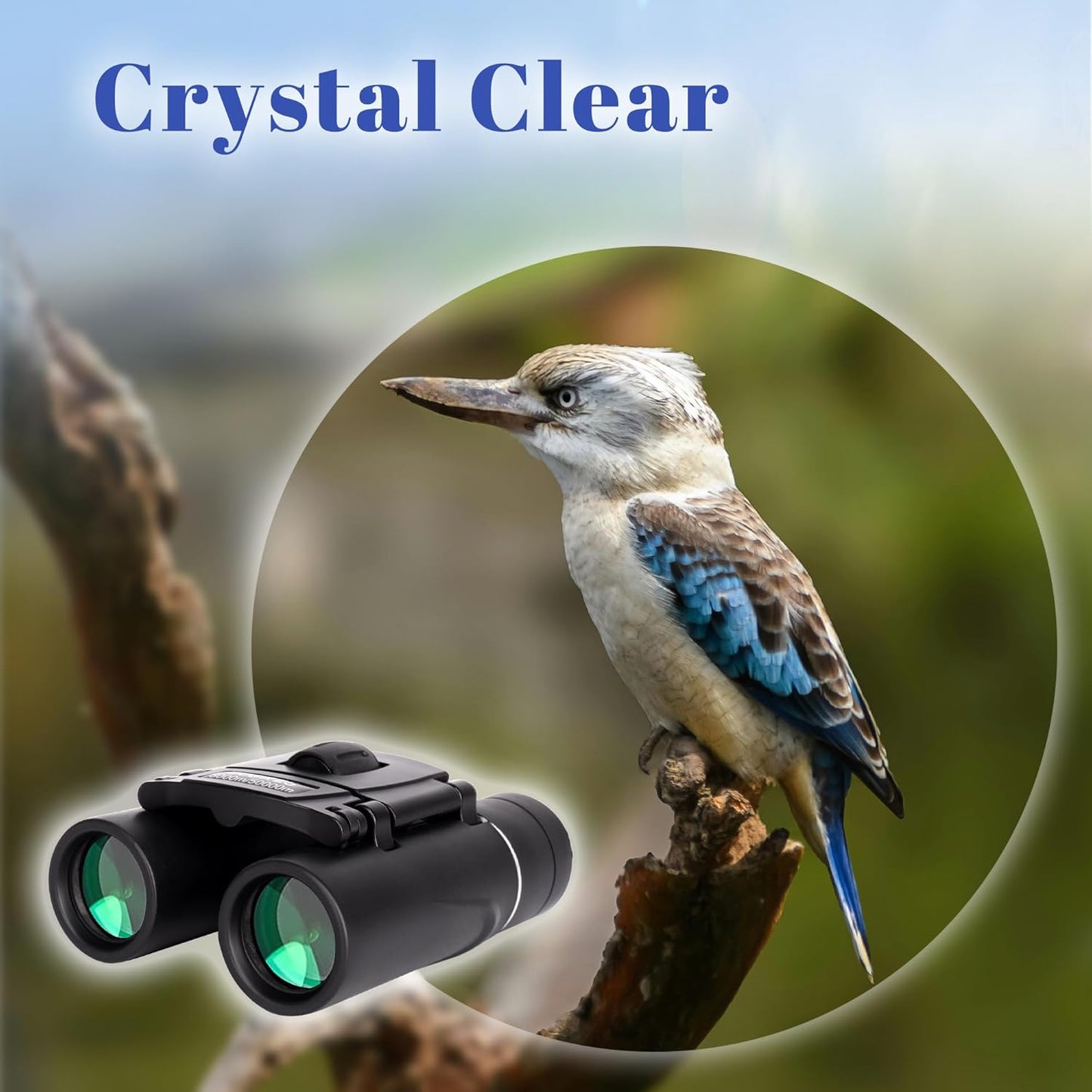 Portable 40X Ultra Wide Travel Binoculars