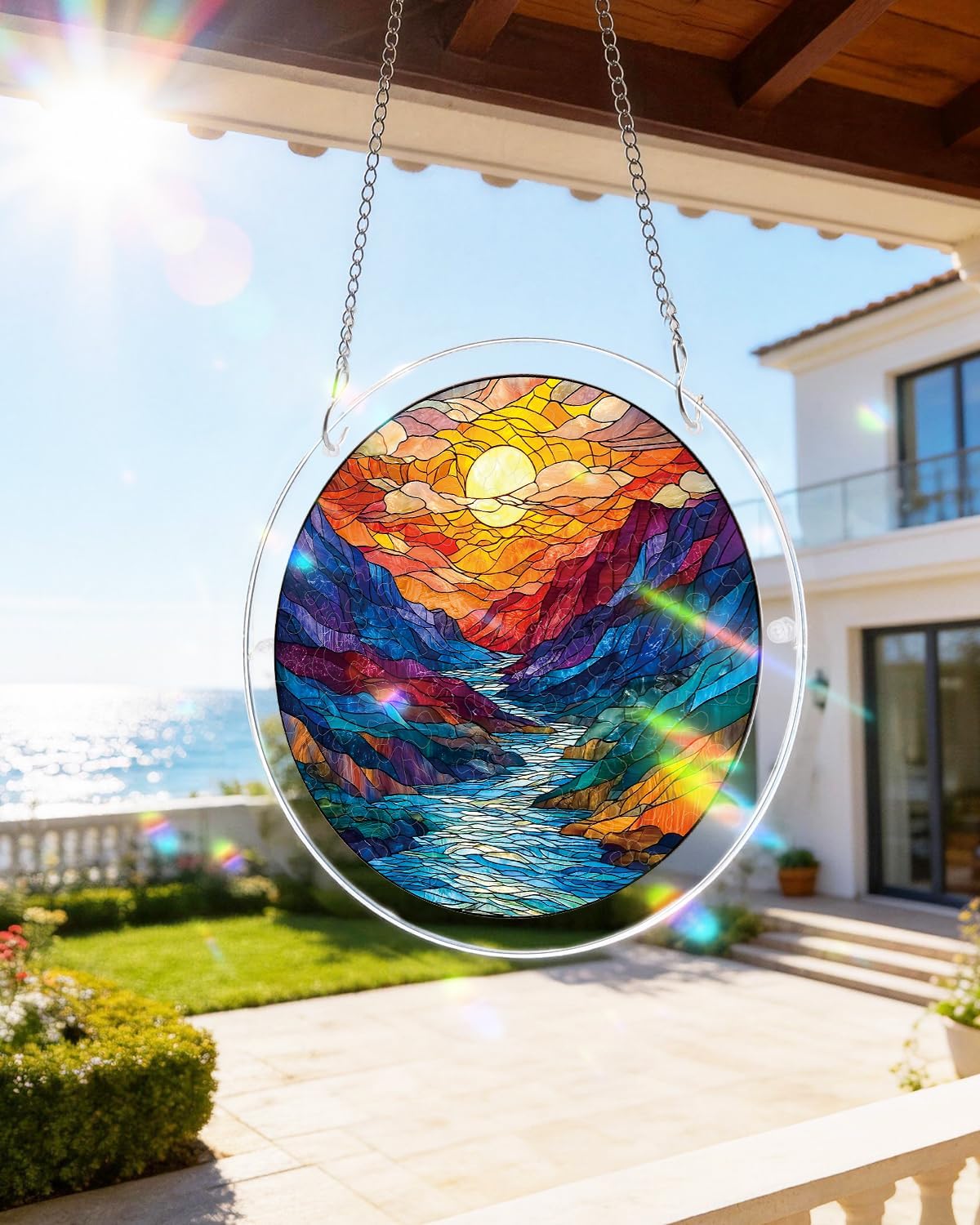 Floral Stained Glass Puzzle