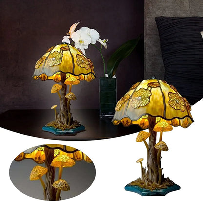 Elegant Glass Office Table Lamp – Vibrant Home Decor