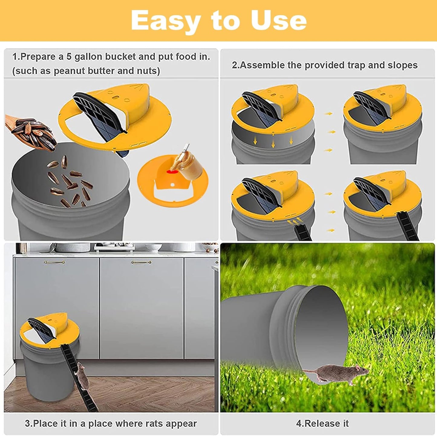 Practical Reusable Rodent Trap Catcher and Controller